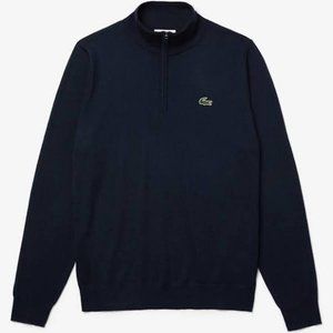 Lacoste 1/4 Zip Sweater 7 Black